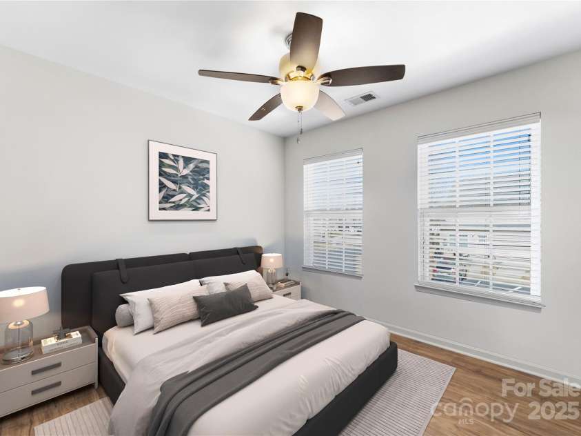 2259 Crosscut Drive, Charlotte, NC 28214.  MLS# CAR4234585, YatesRealty ID 18508. Primary Bedroom Virtually Staged