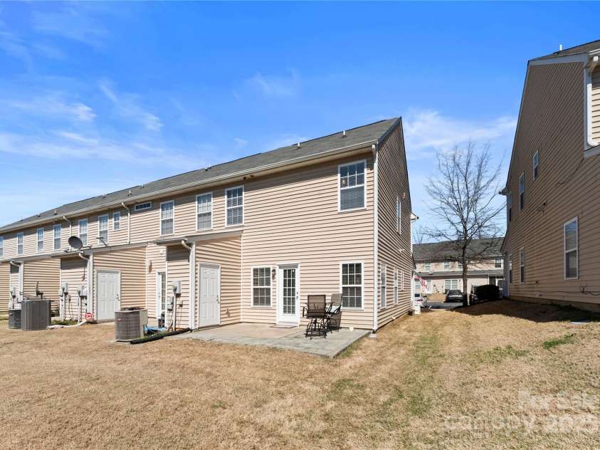 2259 Crosscut Drive, Charlotte, NC 28214.  MLS# CAR4234585, YatesRealty ID 18508. Rear Patio and Backyard