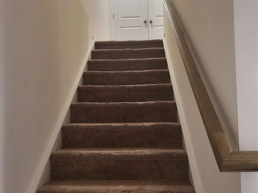 2823 Aubrey Street, Monroe, NC 28110.  MLS# CAR4317552, YatesRealty ID 1851. Stairs