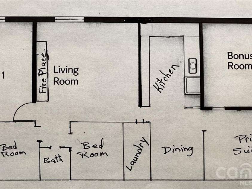 208 Murdock Road, Bakersville, NC 28705.  MLS# CAR4315892, YatesRealty ID 18510. General Layout of rooms