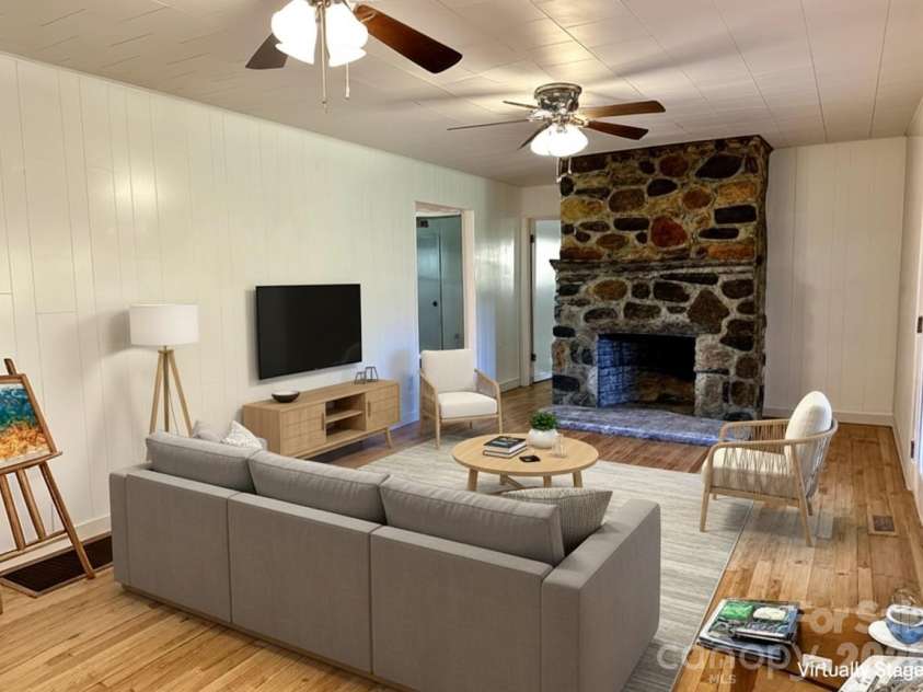 208 Murdock Road, Bakersville, NC 28705.  MLS# CAR4315892, YatesRealty ID 18510. Virtual Staged