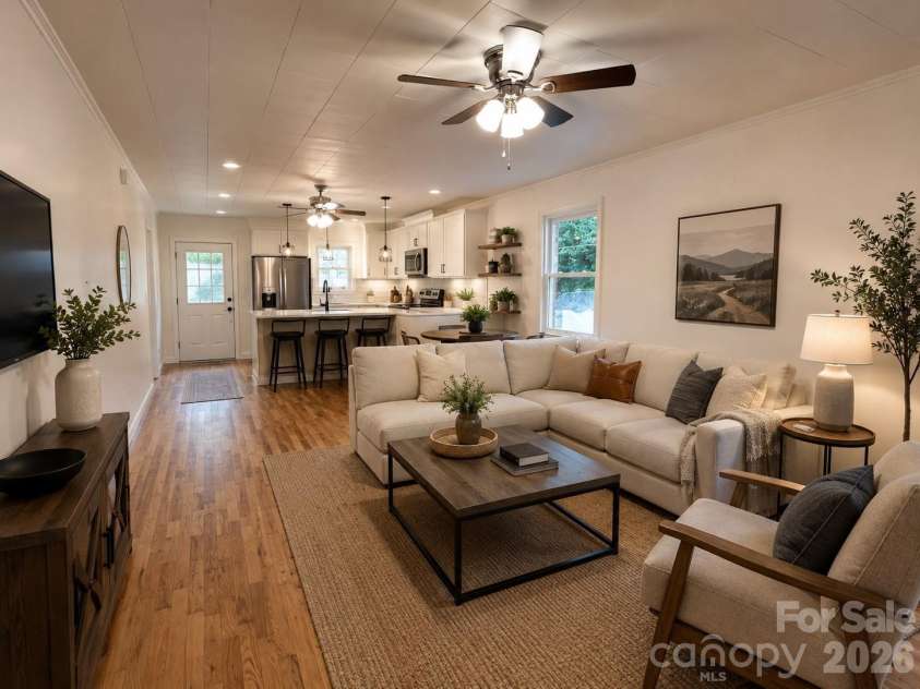 208 Murdock Road, Bakersville, NC 28705.  MLS# CAR4315892, YatesRealty ID 18510. Virtual Staging - This could be a great rental or guess suite