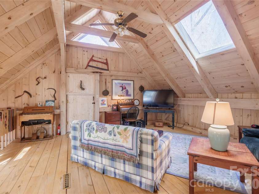 70 Aberdeen Lane, Pisgah Forest, NC 28768.  MLS# CAR4372037, YatesRealty ID 18522. Upstairs den