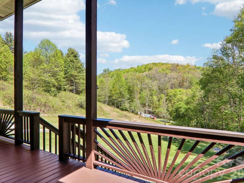 129 Cash Phillips Drive, Mars Hill, NC 28754.  MLS# CAR4371101, YatesRealty ID 18538. Views from Front Porch