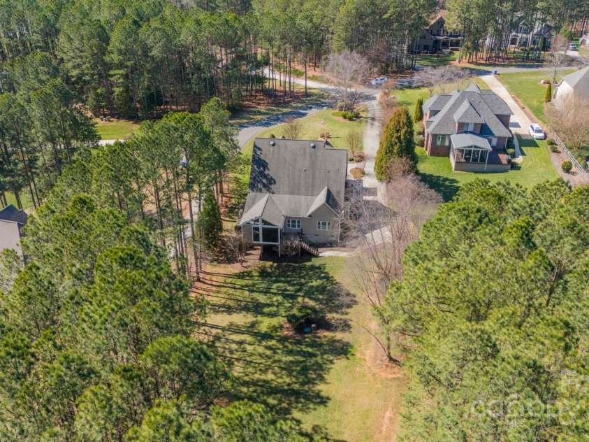 165 Blue Ridge Trail, Mooresville, NC 28117.  MLS# CAR4225294, YatesRealty ID 18540. Aerial View of the backyard.