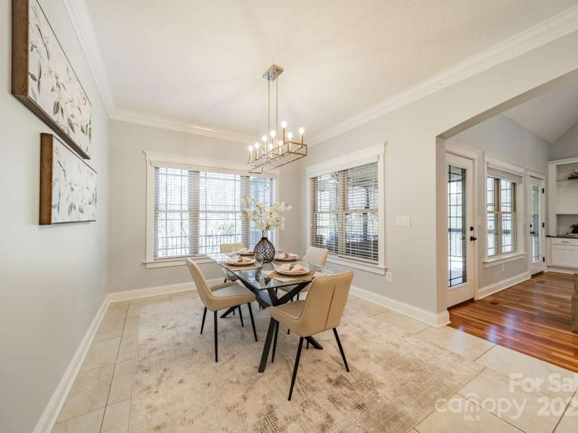 165 Blue Ridge Trail, Mooresville, NC 28117.  MLS# CAR4225294, YatesRealty ID 18540. Breakfast area.