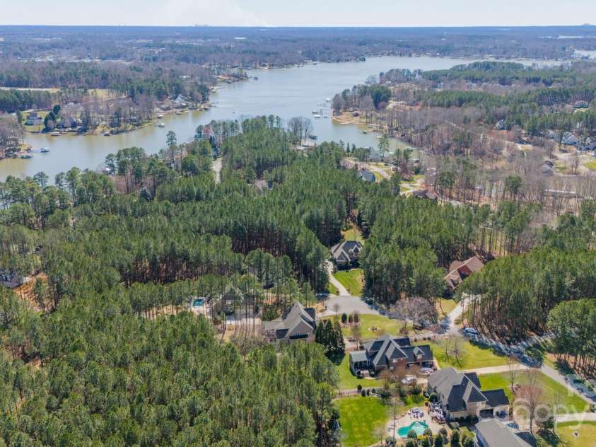 165 Blue Ridge Trail, Mooresville, NC 28117.  MLS# CAR4225294, YatesRealty ID 18540. Overhead view and proximity to Lake Norman and Stumpy Creek boat ramp which is appx 5 minutes away.