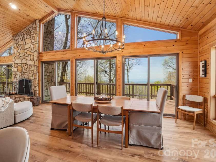 34 Wolfs Head Court, Mars Hill, NC 28754.  MLS# CAR4359563, YatesRealty ID 18544. Dining Area