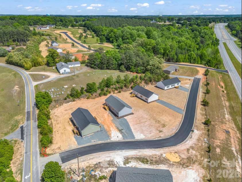 129 Prosperity Way, Forest City, NC 28043.  MLS# CAR4346380, YatesRealty ID 18546. Aerial