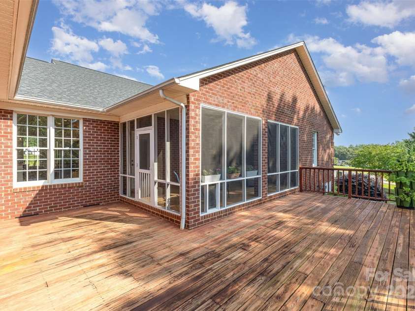 214 Silver Creek Lane, Shelby, NC 28152.  MLS# CAR4266166, YatesRealty ID 18549. Look at this deck!