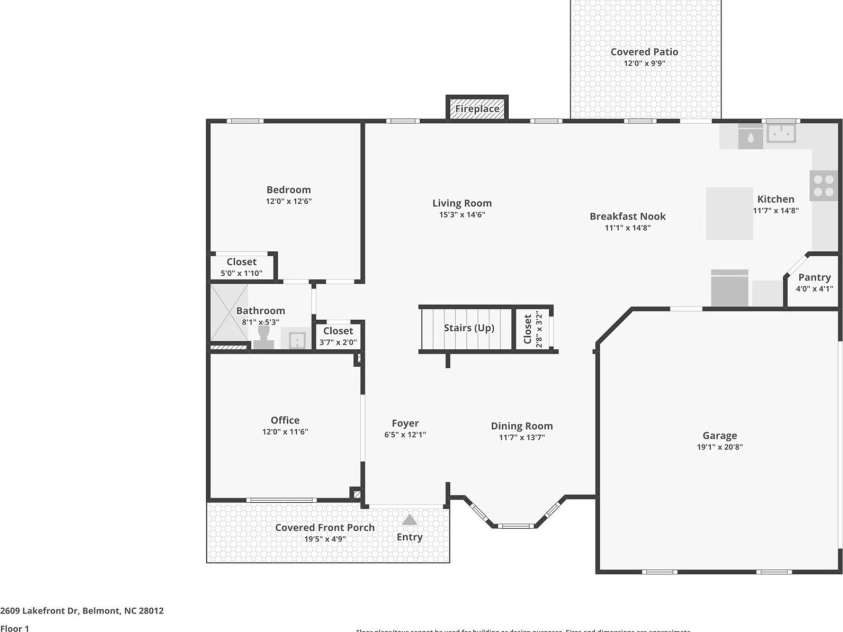 2609 Lakefront Drive, Belmont, NC 28012.  MLS# CAR4358445, YatesRealty ID 18550. 