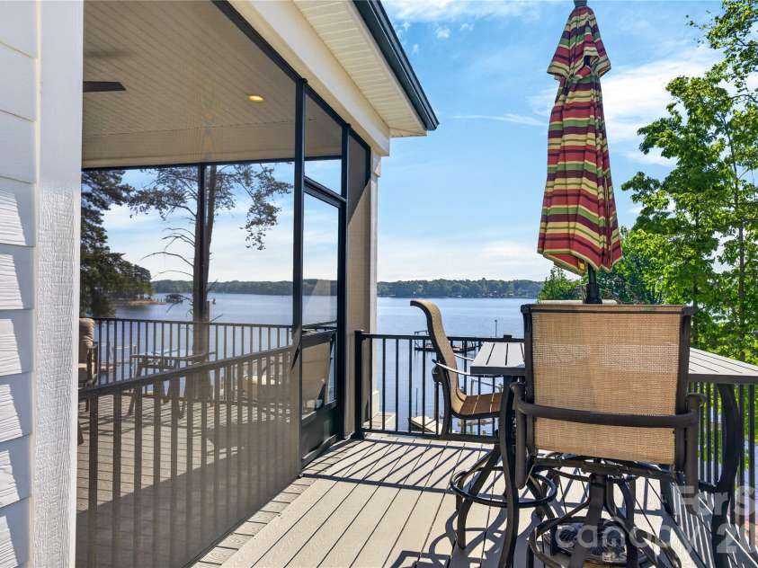 4496 Kiser Island Road, Terrell, NC 28682.  MLS# CAR4373362, YatesRealty ID 18553. Additional unscreened area for grilling and dining