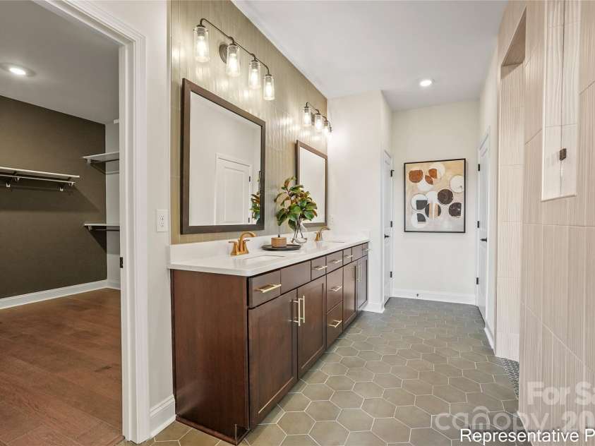 2682 Headwind Court, Belmont, NC 28012.  MLS# CAR4337393, YatesRealty ID 1856. Representative Home - Owner's Bath and Closet
