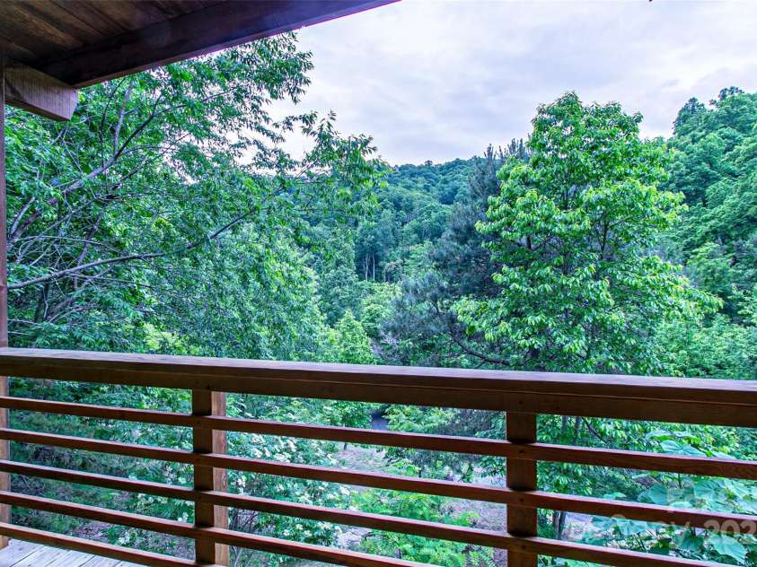 1146 Thomas Branch Road, Marshall, NC 28753.  MLS# CAR4307630, YatesRealty ID 18563. Deck View