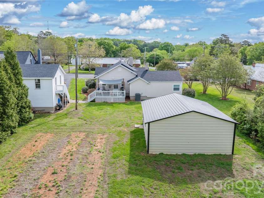 271 Main Street, Denton, NC 27239.  MLS# CAR4404890, YatesRealty ID 18566. Aerial