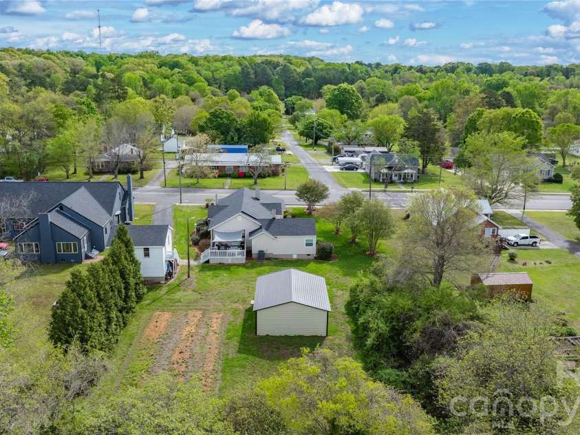 271 Main Street, Denton, NC 27239.  MLS# CAR4404890, YatesRealty ID 18566. Aerial
