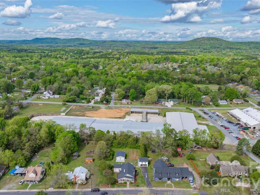 271 Main Street, Denton, NC 27239.  MLS# CAR4404890, YatesRealty ID 18566. Aerial