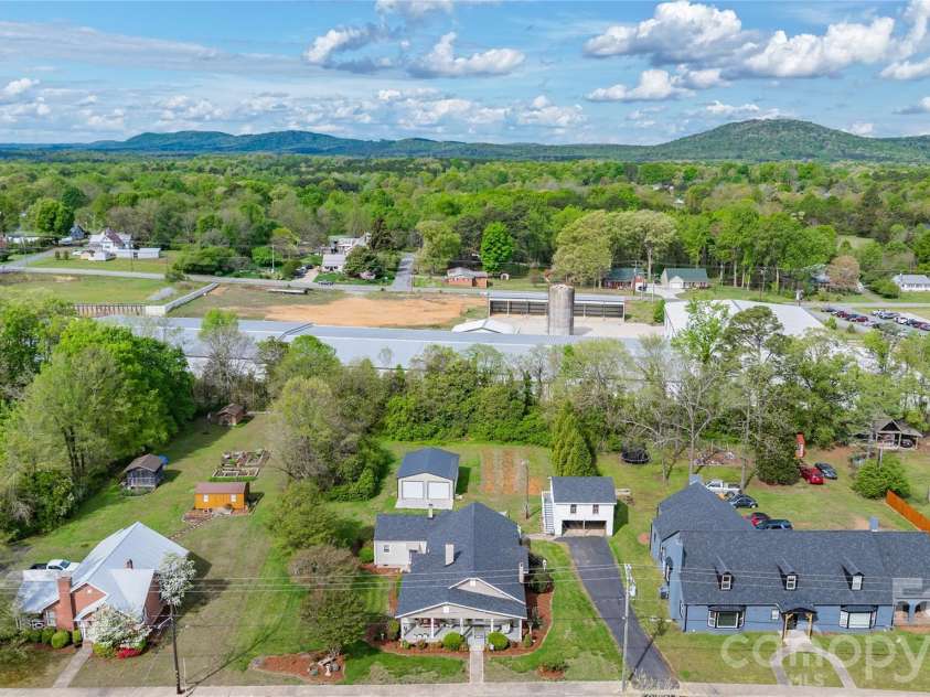 271 Main Street, Denton, NC 27239.  MLS# CAR4404890, YatesRealty ID 18566. Aerial