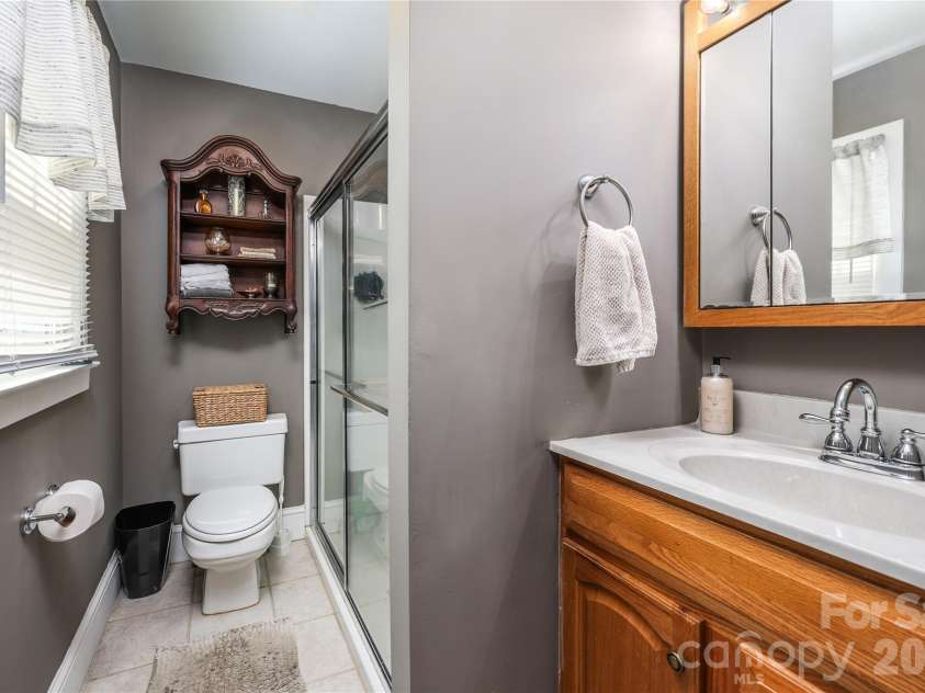 271 Main Street, Denton, NC 27239.  MLS# CAR4404890, YatesRealty ID 18566. Bathroom with walk in shower