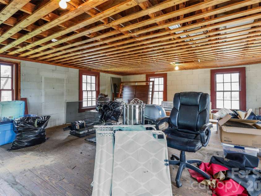271 Main Street, Denton, NC 27239.  MLS# CAR4404890, YatesRealty ID 18566. Inside room above garage with power