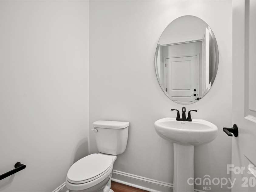 2736 Peak Court, Belmont, NC 28012.  MLS# CAR4328408, YatesRealty ID 1857. Hallway powder room