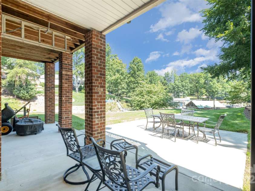 7545 Rabbit Circle, Denver, NC 28037.  MLS# CAR4262948, YatesRealty ID 18582. Back patio