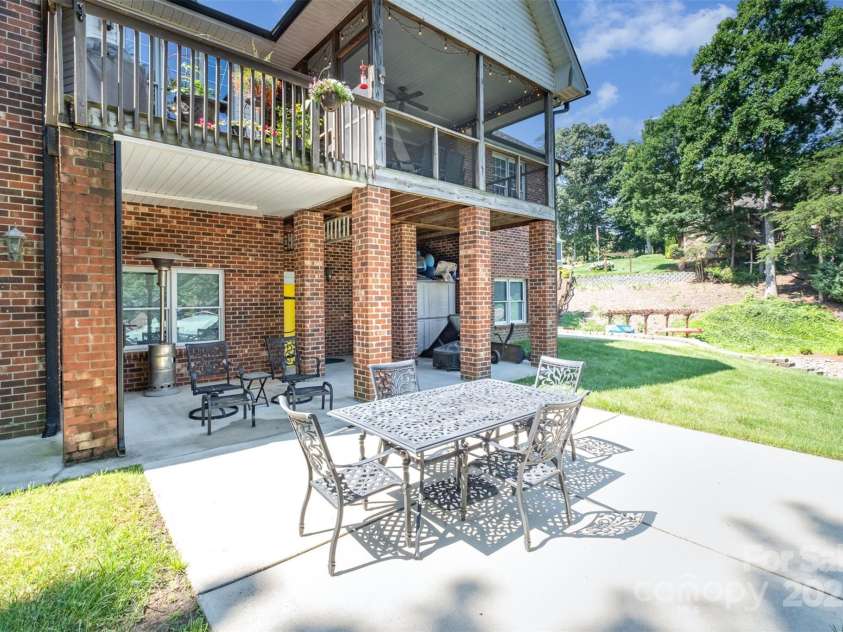 7545 Rabbit Circle, Denver, NC 28037.  MLS# CAR4262948, YatesRealty ID 18582. Back patio