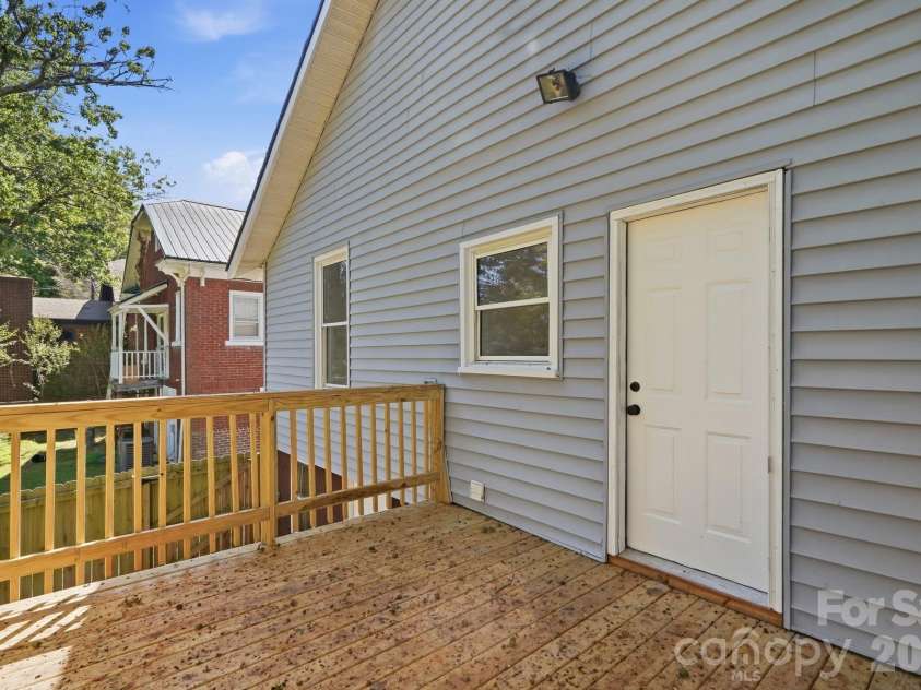 704 4th Street, Spencer, NC 28159.  MLS# CAR4424470, YatesRealty ID 18583. Deck