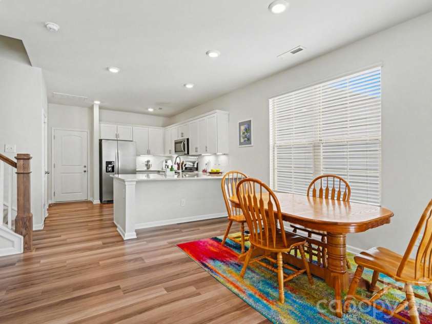 2343 Mount Harmony Church Road, Matthews, NC 28104.  MLS# CAR4360217, YatesRealty ID 18591. Dining area