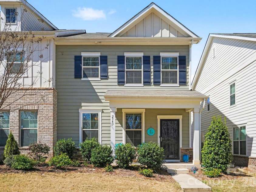2343 Mount Harmony Church Road, Matthews, NC 28104.  MLS# CAR4360217, YatesRealty ID 18591. Front