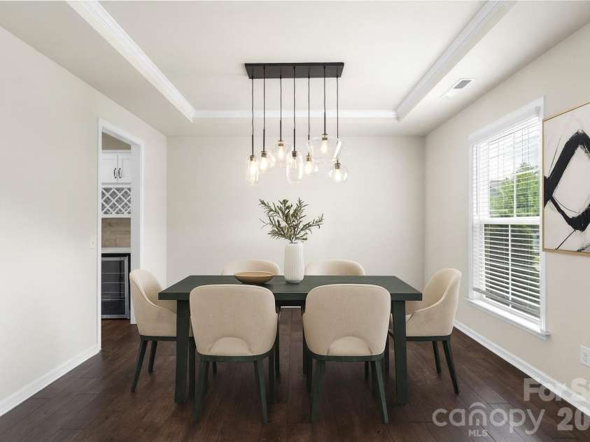 8763 Gladden Hill Lane, Fort Mill, SC 29715.  MLS# CAR4366003, YatesRealty ID 18599. Virtual Staged - Dining Room