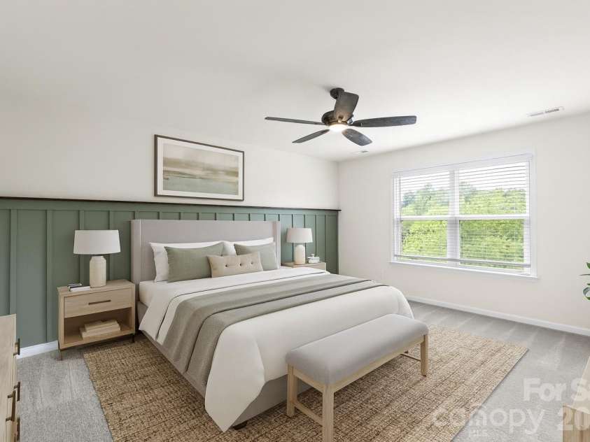 8763 Gladden Hill Lane, Fort Mill, SC 29715.  MLS# CAR4366003, YatesRealty ID 18599. Virtual Staged - Primary bedroom