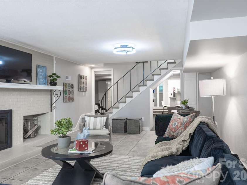 123 Old Bell Road, Charlotte, NC 28270.  MLS# CAR4333657, YatesRealty ID 18610. Another view of the lower leve.
