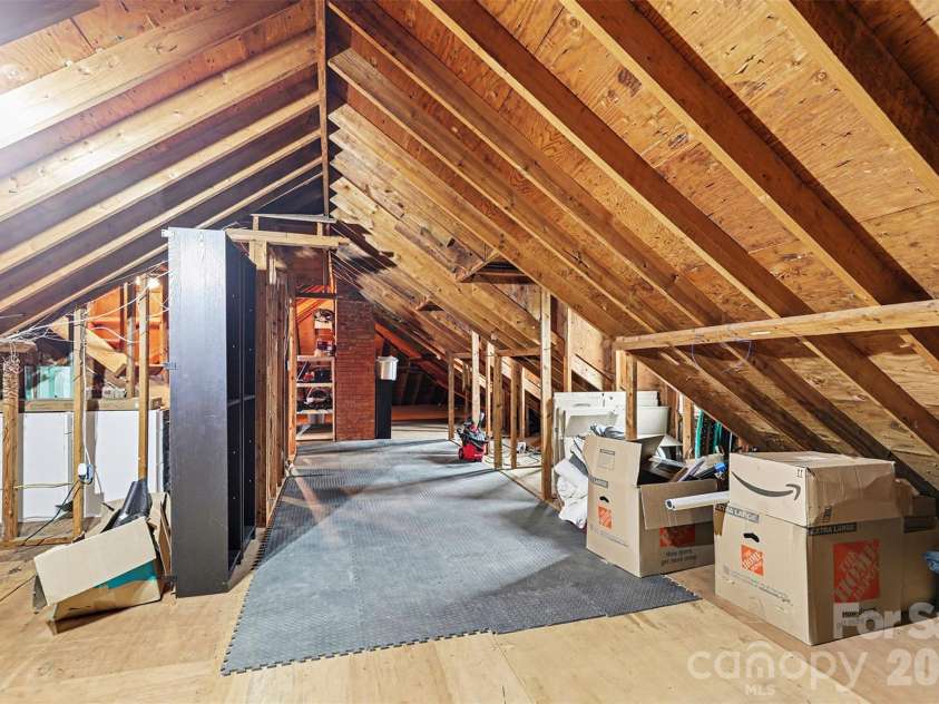 123 Old Bell Road, Charlotte, NC 28270.  MLS# CAR4404093, YatesRealty ID 18610. Walk-in attic
