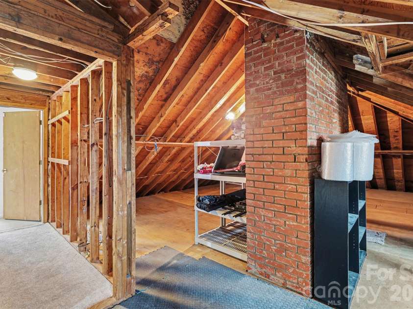 123 Old Bell Road, Charlotte, NC 28270.  MLS# CAR4404093, YatesRealty ID 18610. Walk-in attic