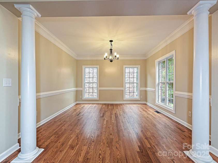 410 Deer Brush Lane, Waxhaw, NC 28173.  MLS# CAR4258859, YatesRealty ID 18616. Formal dining room is the perfect size for entertaining!
