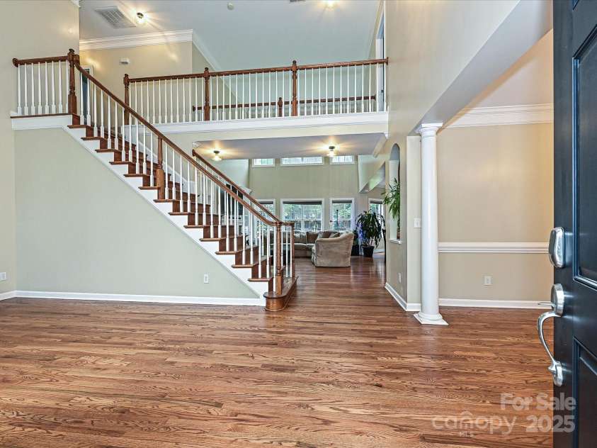 410 Deer Brush Lane, Waxhaw, NC 28173.  MLS# CAR4258859, YatesRealty ID 18616. Grand entrance!