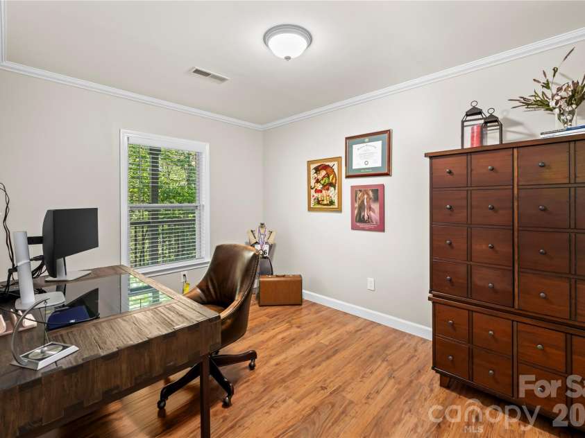 1801 Riverview Court, Hendersonville, NC 28739.  MLS# CAR4373353, YatesRealty ID 18626. Guest Bedroom 3 - Lower Level