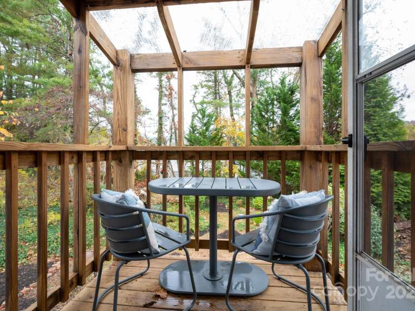 21 Lakeshore Drive, Asheville, NC 28804.  MLS# CAR4187343, YatesRealty ID 18641. Perfect Spot for Morning Coffee