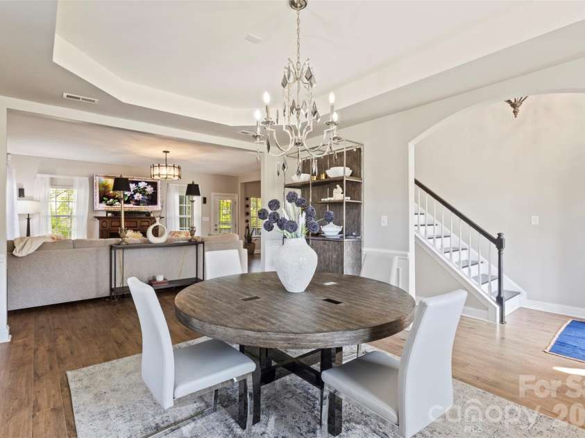 7355 Drury Lane, Denver, NC 28037.  MLS# CAR4365592, YatesRealty ID 18644. Dining room and tray ceiling 