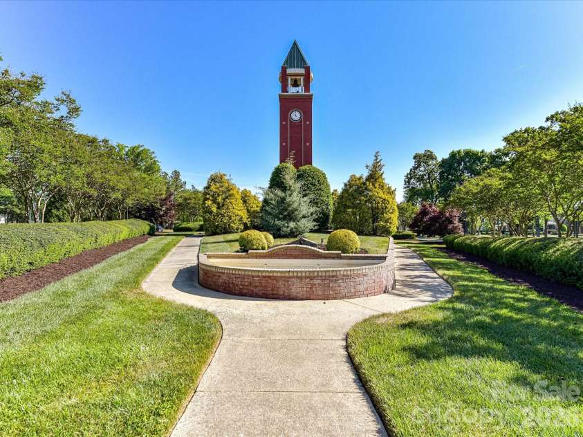 4101 Saint Joseph Drive, Indian Trail, NC 28079.  MLS# CAR4374689, YatesRealty ID 18648. Clock tower in Town Center
