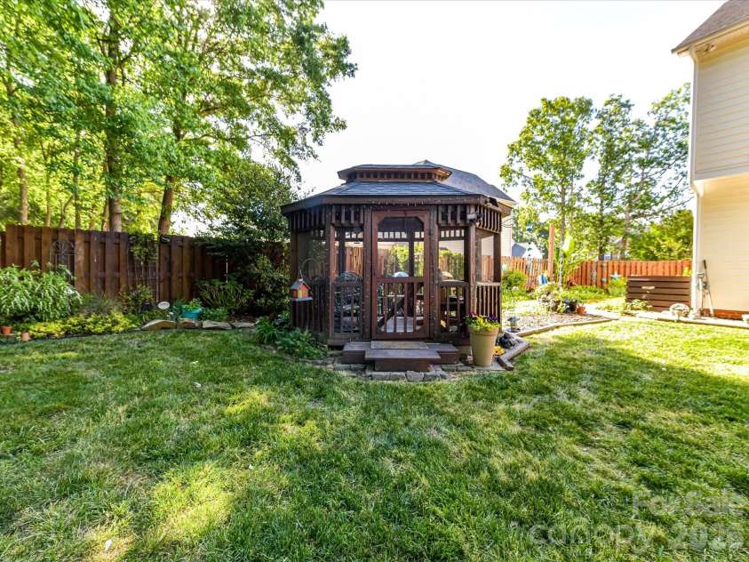4101 Saint Joseph Drive, Indian Trail, NC 28079.  MLS# CAR4374689, YatesRealty ID 18648. Gazebo