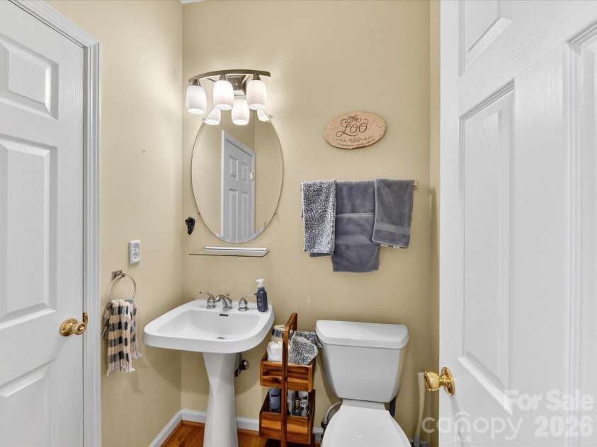 4101 Saint Joseph Drive, Indian Trail, NC 28079.  MLS# CAR4374689, YatesRealty ID 18648. Half bath main level