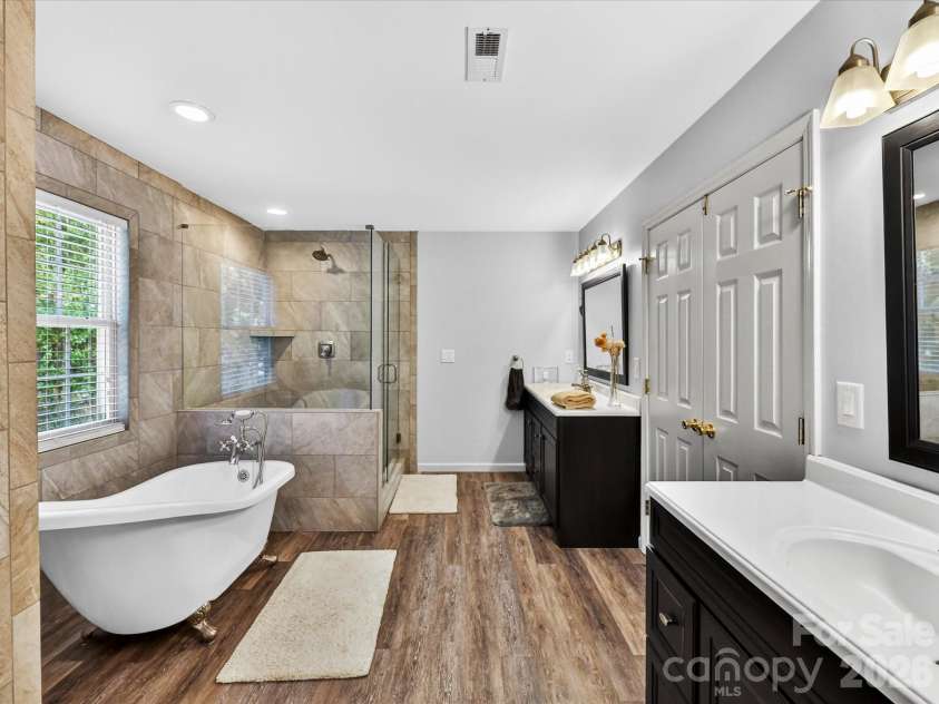 4101 Saint Joseph Drive, Indian Trail, NC 28079.  MLS# CAR4374689, YatesRealty ID 18648. Recently remodeled primary bath