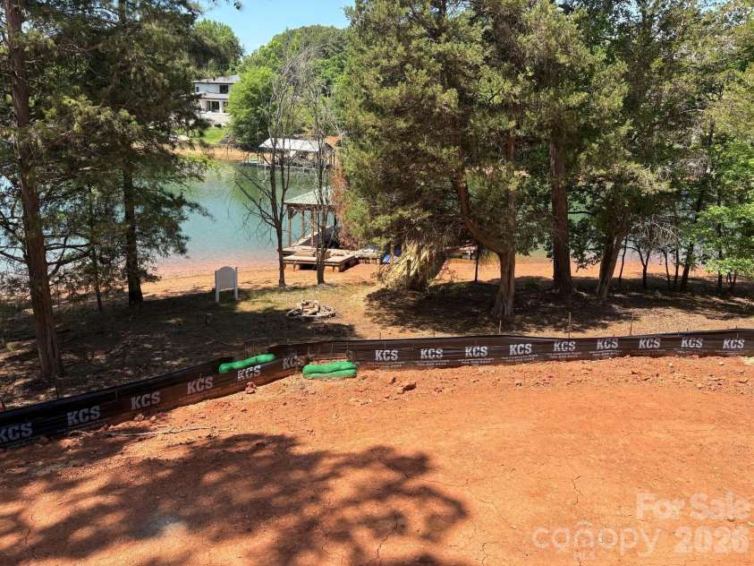 505 Kemp Road, Mooresville, NC 28117.  MLS# CAR4309698, YatesRealty ID 18649. Back yard during construction