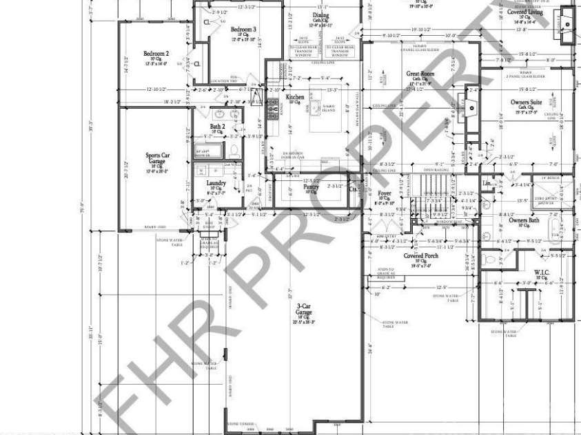 505 Kemp Road, Mooresville, NC 28117.  MLS# CAR4309698, YatesRealty ID 18649. Main level layout.Subject to builder changes without notice