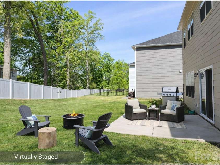 916 Clementine Road, Monroe, NC 28110.  MLS# CAR4367098, YatesRealty ID 18652. Patio - Virtually Staged