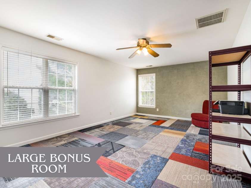 2620 Shady Reach Lane, Charlotte, NC 28214.  MLS# CAR4250616, YatesRealty ID 18655. Bonus Room- 15.5 x 21.1