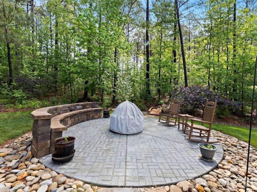 6296 Chimney Bluff Road, Lancaster, SC 29720.  MLS# CAR4369565, YatesRealty ID 18656. Fire pit Area