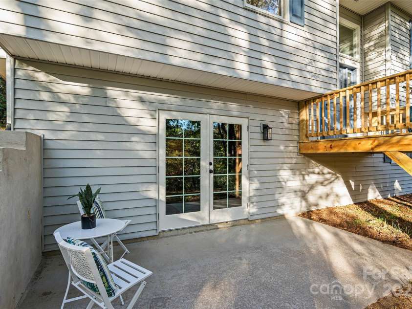 10 Evening Shade Drive, Weaverville, NC 28787.  MLS# CAR4308773, YatesRealty ID 1866. Lower Level Flex Space walkout patio